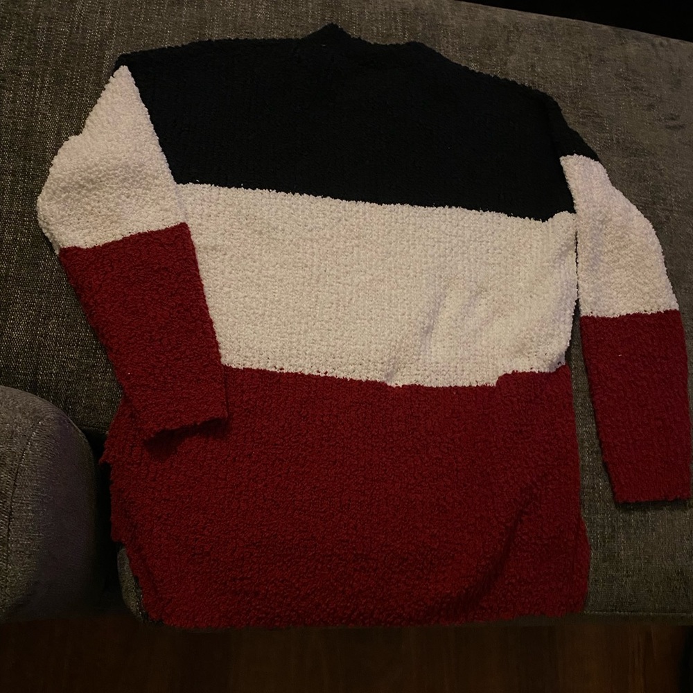 Super Soft XXL Oversize Colorblock Sweater